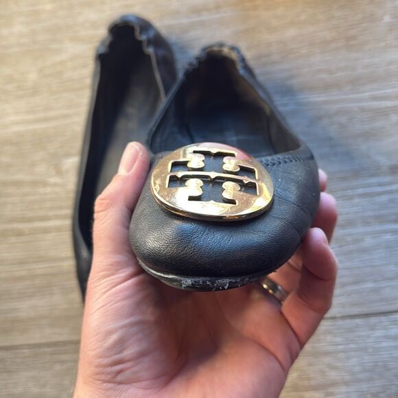 Tory Burch Women's Minnie Travel Ballet Flats with Bag Size 11 - Picture 6 of 8